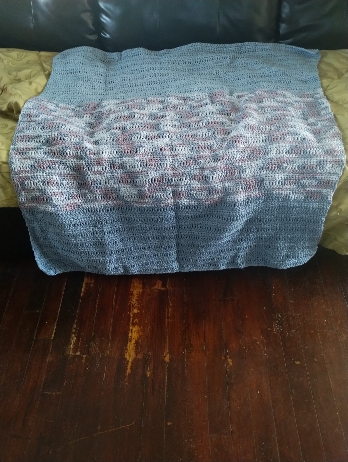 Jean Blue Lap Blanket