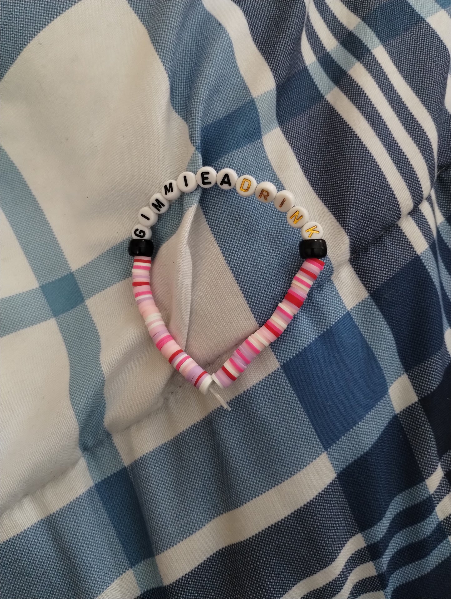 Gimmie A Drink Beaded Bracelet