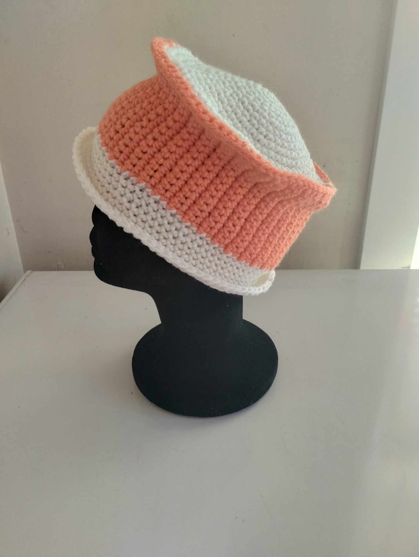 Light Orange/Cream Bucket Hat