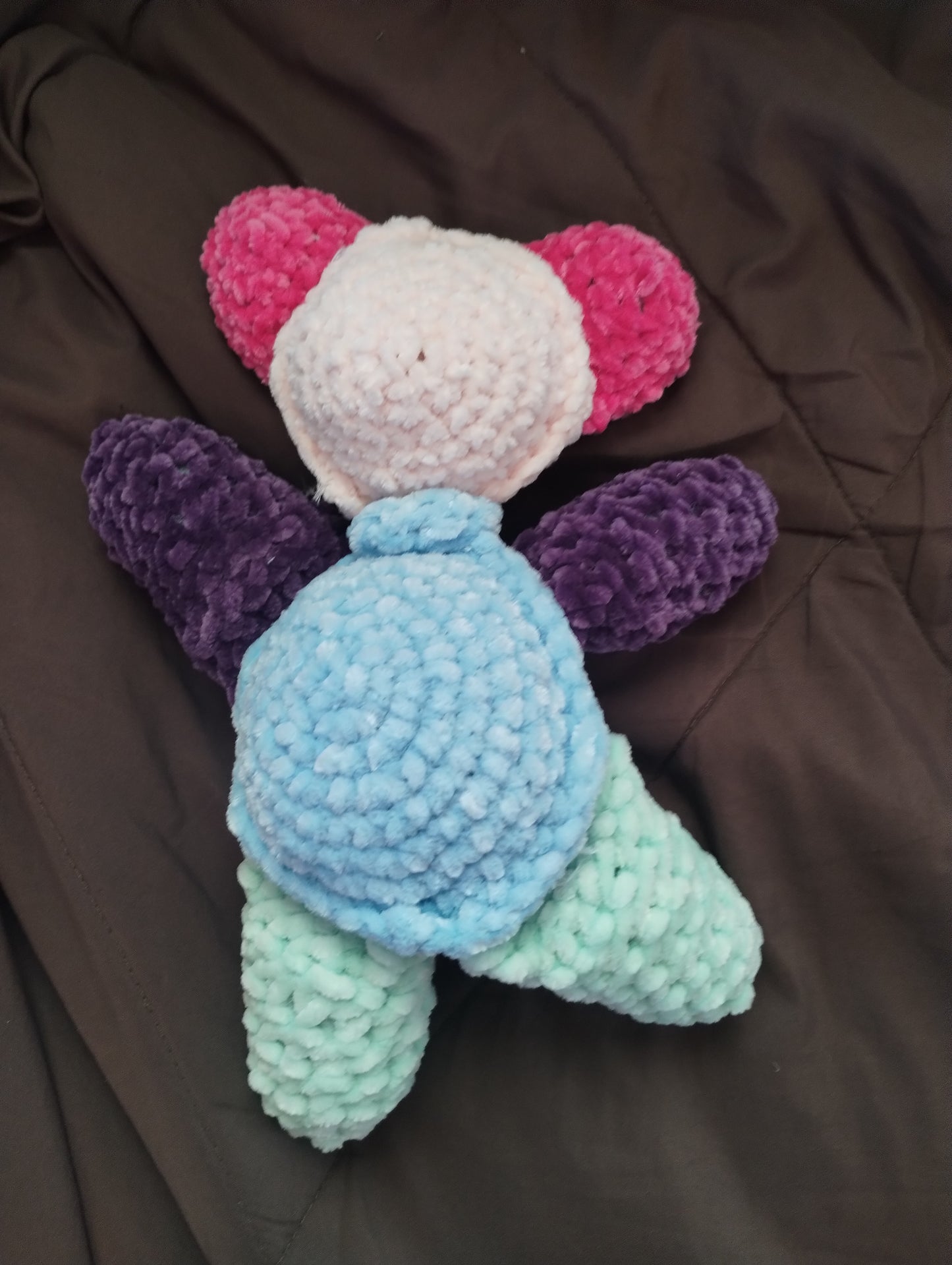 Light Blue Multicolor Floppie Bear